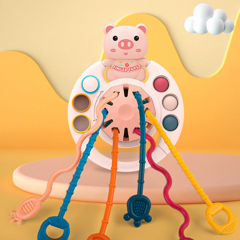Baby Rattle & Teether Set — Soothe Gums, Build Grip