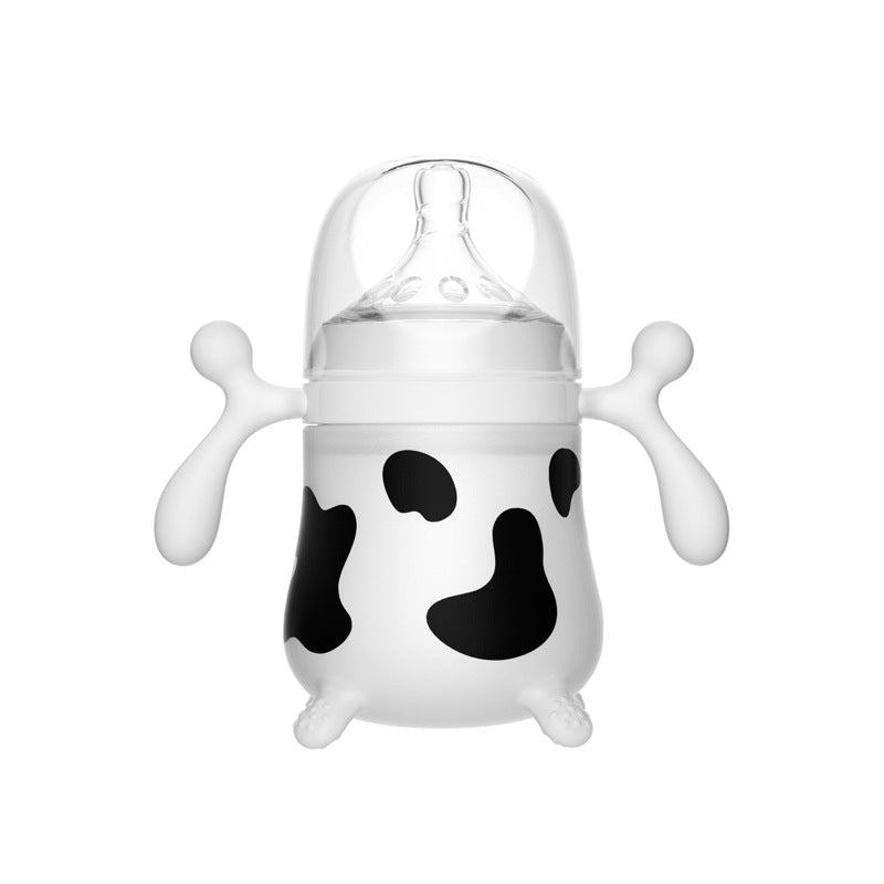 Silicone Newborn Bottle — Slow-Flow, Anti-Choking