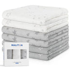 Maliton Muslin Cloths — Soft, Multi-Use (6-Pack)