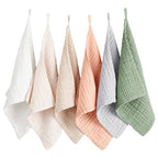 Konssy Muslin Washcloths — Soft & Absorbent (6-Pack)