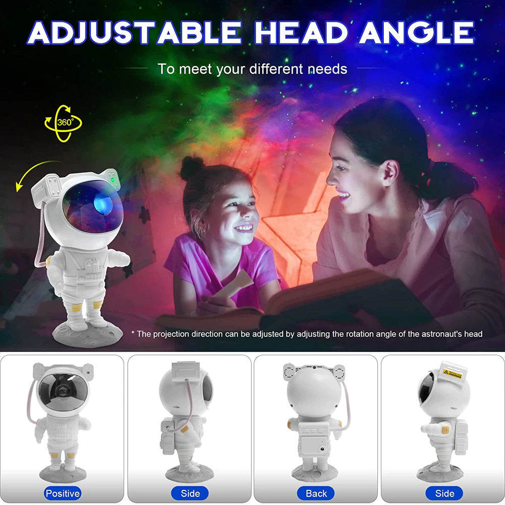 Galaxy Star Projector — Calming Nursery Night Light