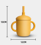 Leak-Proof Straw Cup — Spill-Free Bottle-to-Cup
