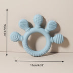 Silicone Hand Teether — Easy-Grip Gum Relief