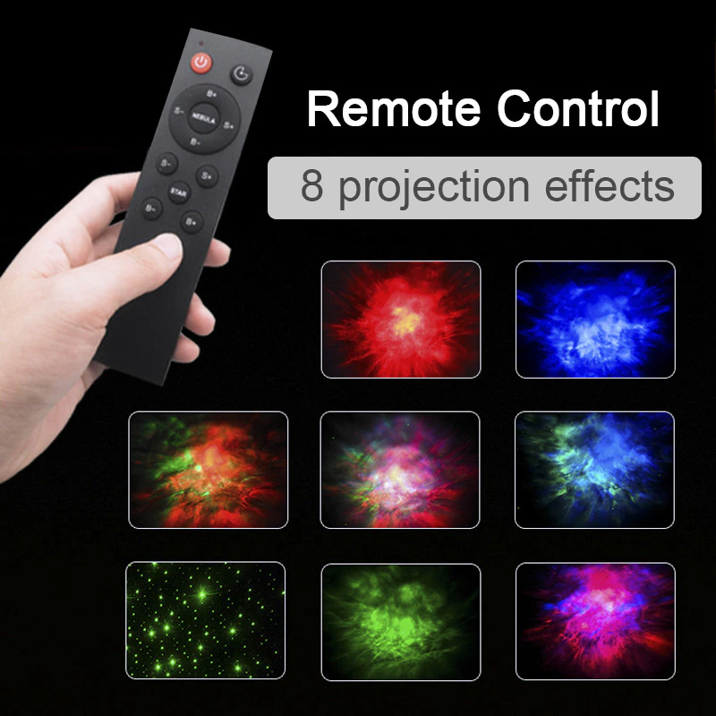 Galaxy Star Projector — Calming Nursery Night Light