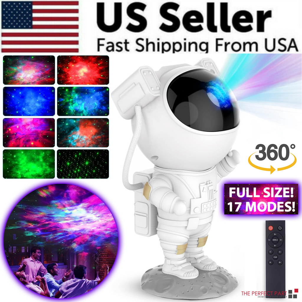Galaxy Star Projector — Calming Nursery Night Light