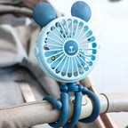 Clip-On Octopus Stroller Fan — Keeps Baby Cool