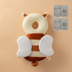 Baby Head Protector & Knee Pads — Soft Landings (Bee)