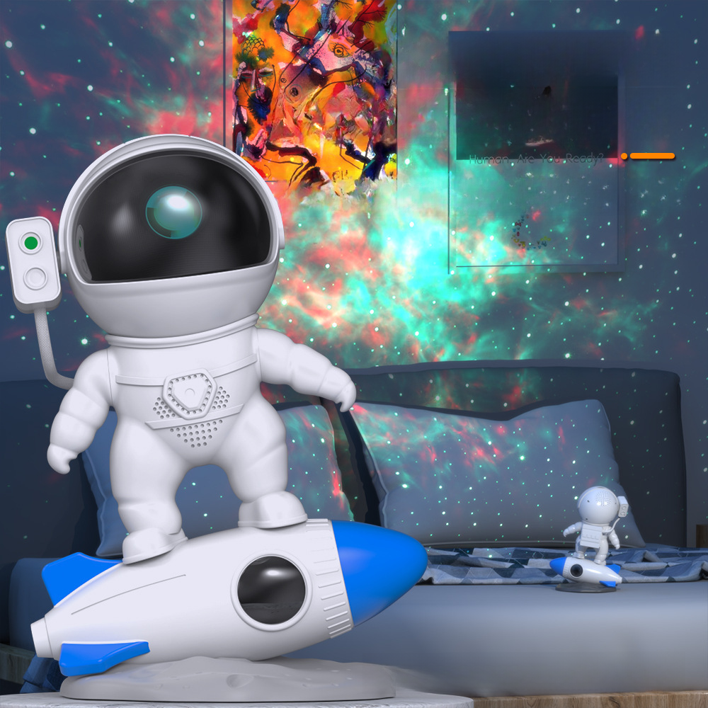 Rocket Star Projector — Calming Bedtime Night Light