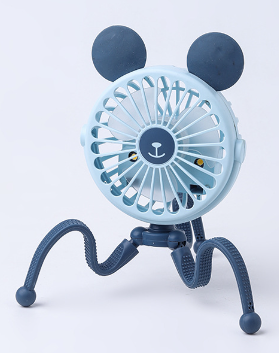 Clip-On Octopus Stroller Fan — Keeps Baby Cool
