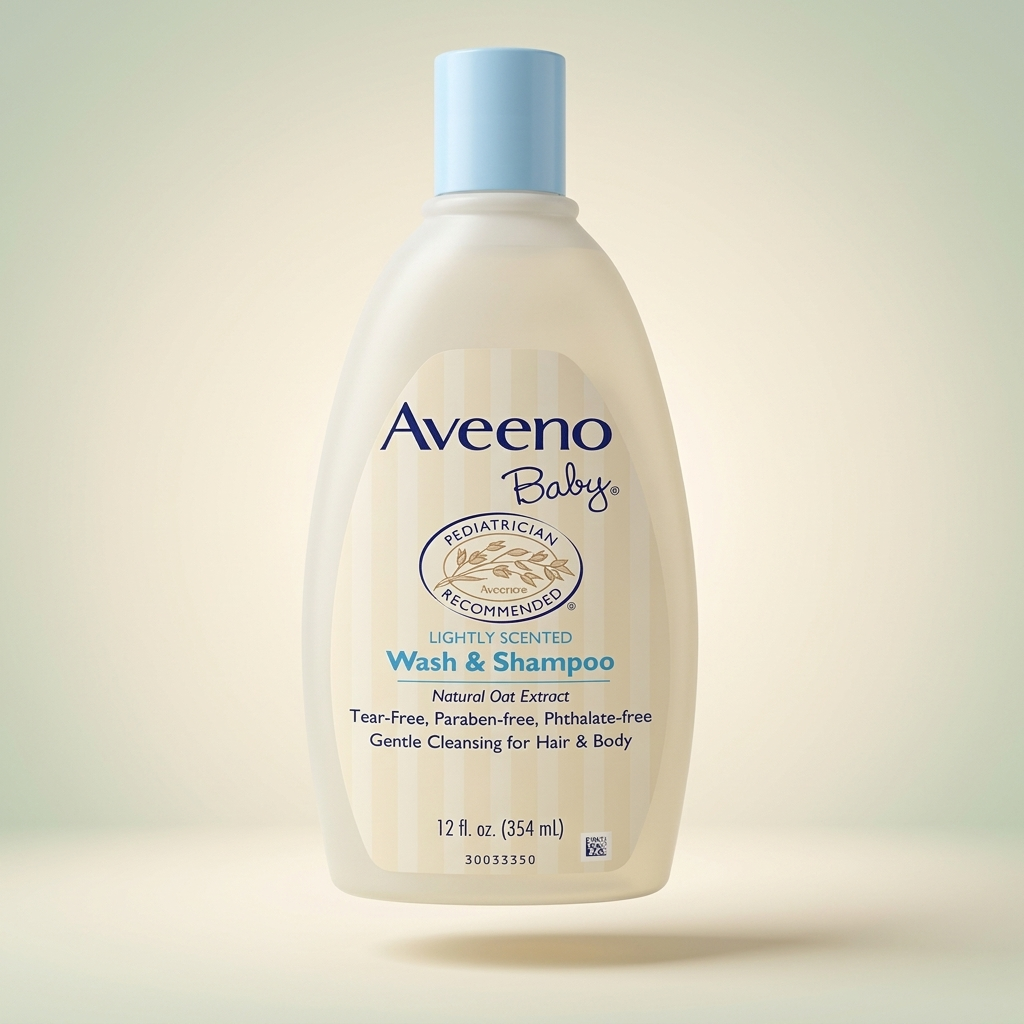 Aveeno Baby Gentle Wash & Shampoo — Tear-Free for Sensitive Skin