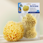 Baby Buddy Natural Wool Bath Sponge — Ultra-Soft for Newborns