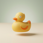 CaaOcho Natural Rubber Ducky — Mold-Free Bath Toy