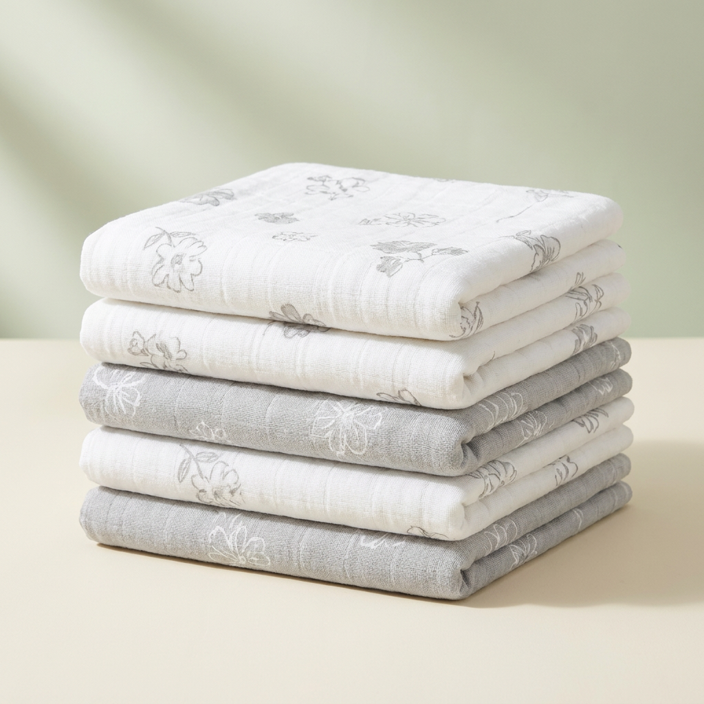 Maliton Muslin Cloths — Soft, Multi-Use (6-Pack)