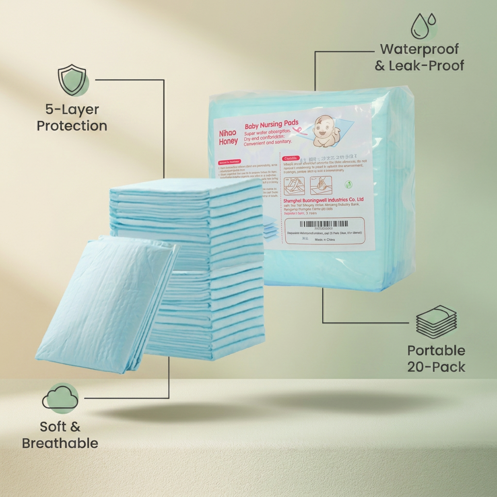 Disposable Changing Liners 20-Pack — Hygienic On-the-Go