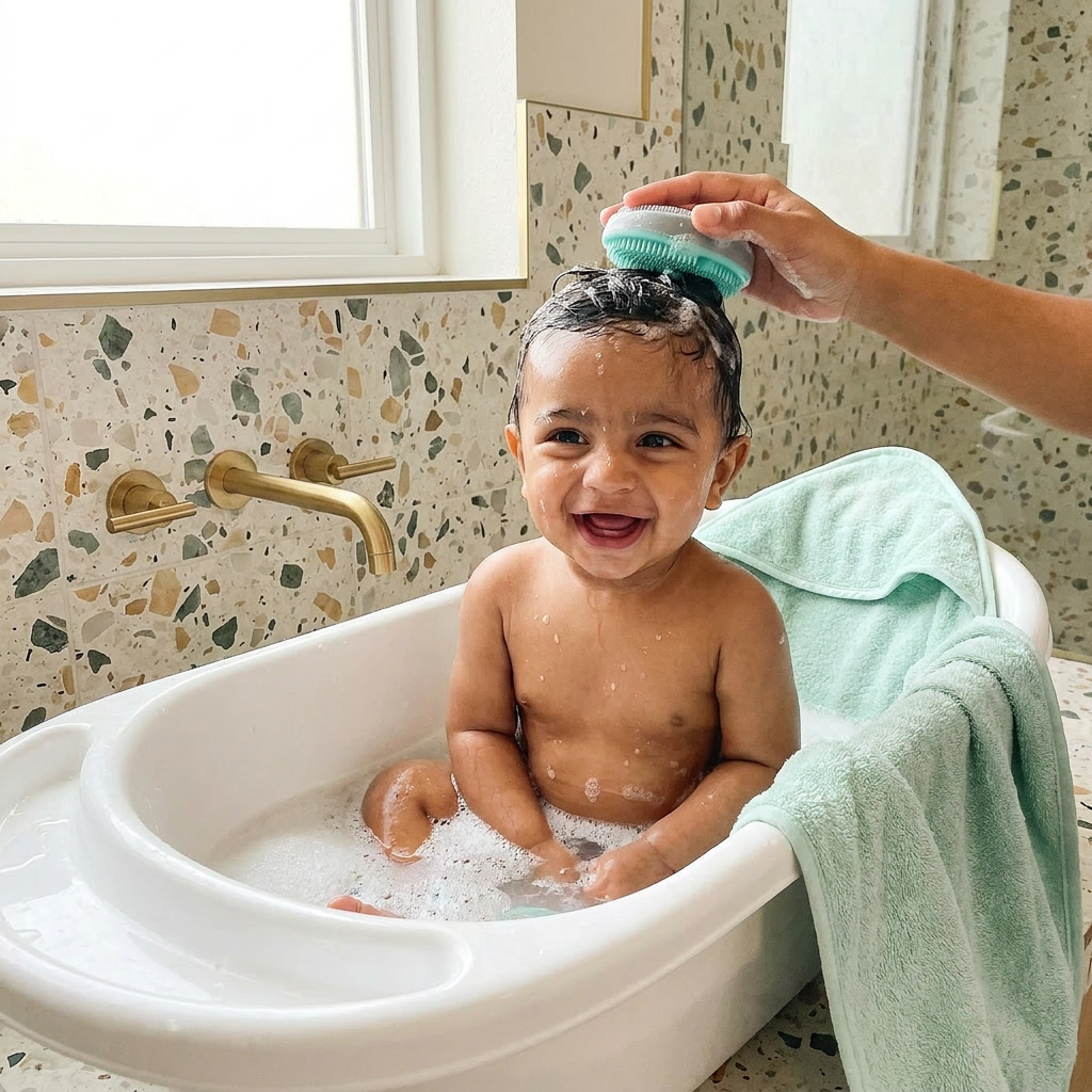 S&T Cradle Cap Brushes — Soft Silicone Flake Relief