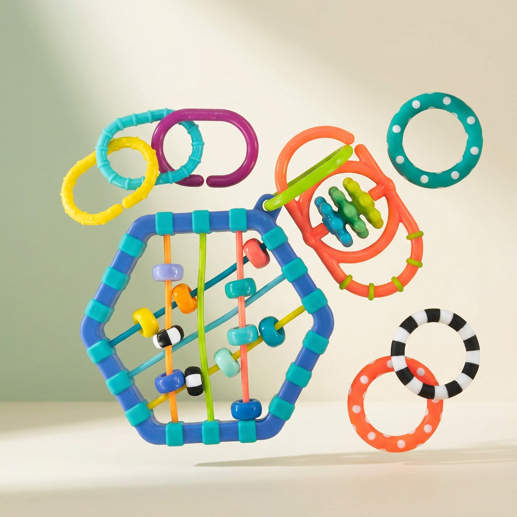 Sassy Busy Bands — Sensory Teether & Travel Toy