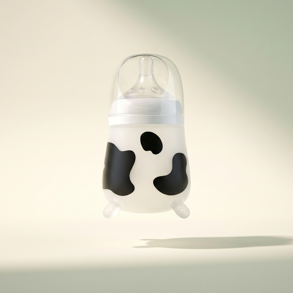 Silicone Newborn Bottle — Slow-Flow, Anti-Choking