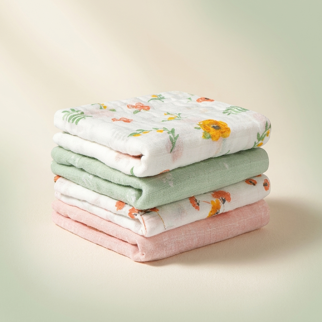 Viviland Burp Cloths — Super-Absorbent (4-Pack)