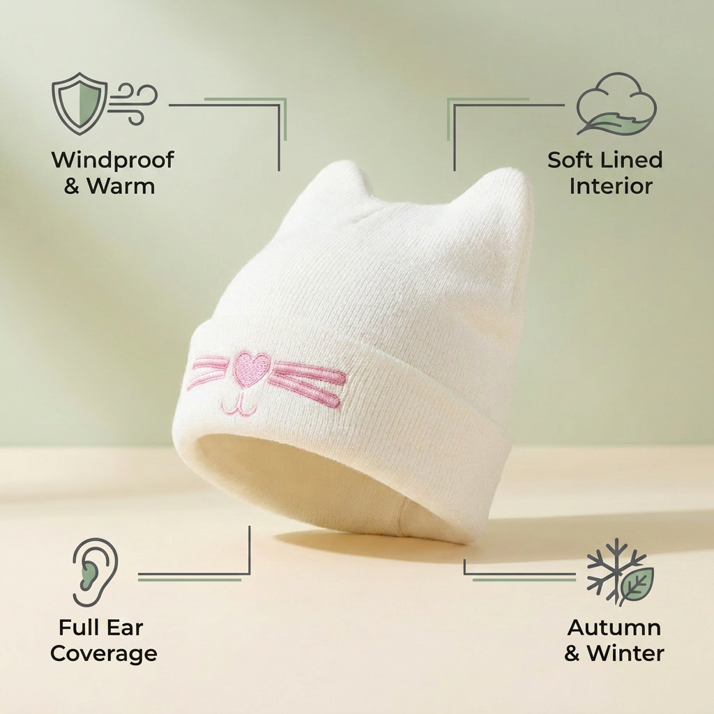 Windproof Baby Hat — Warm Ears for Cold Days