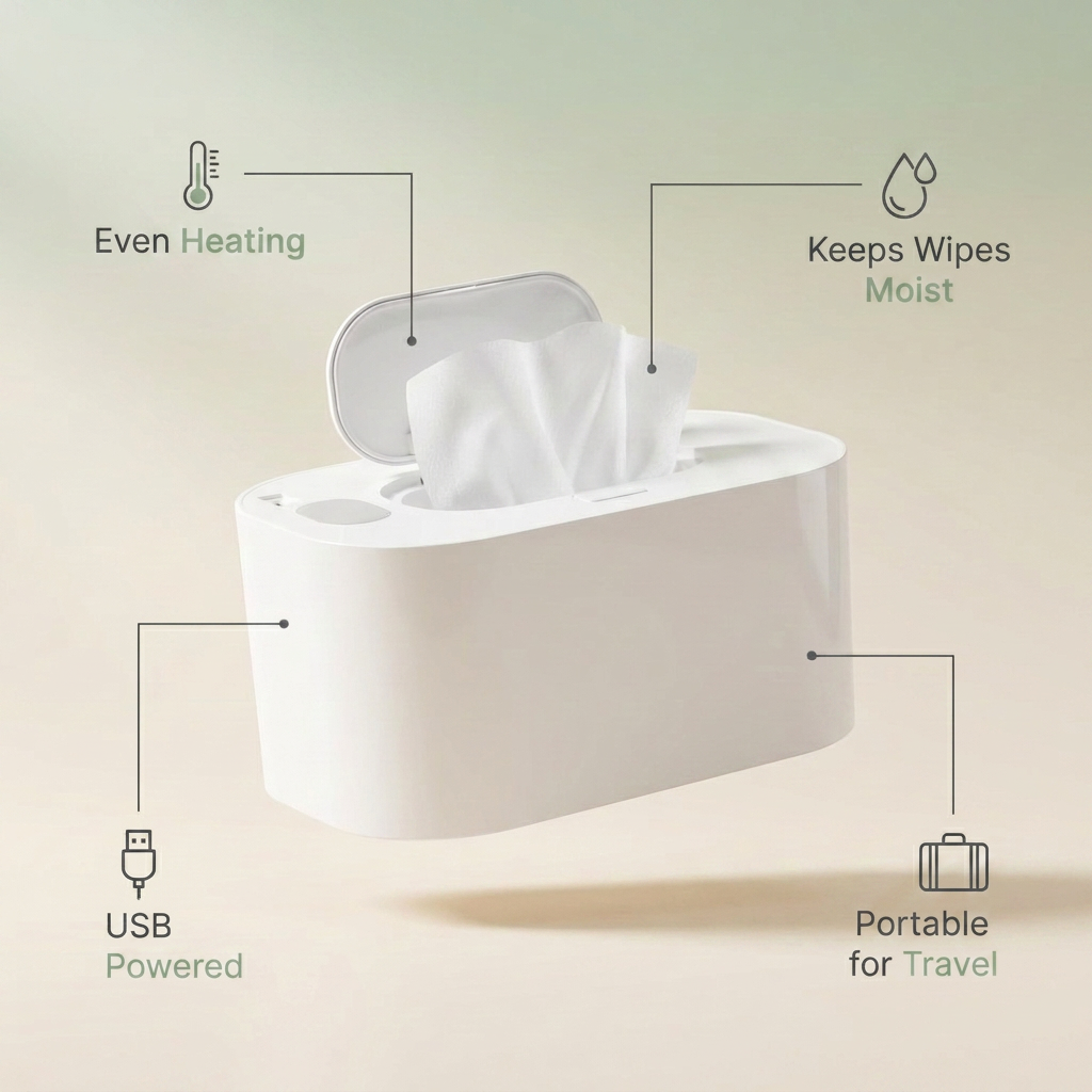 Protoiya Baby Wipe Warmer — No More Cold-Wipe Cries