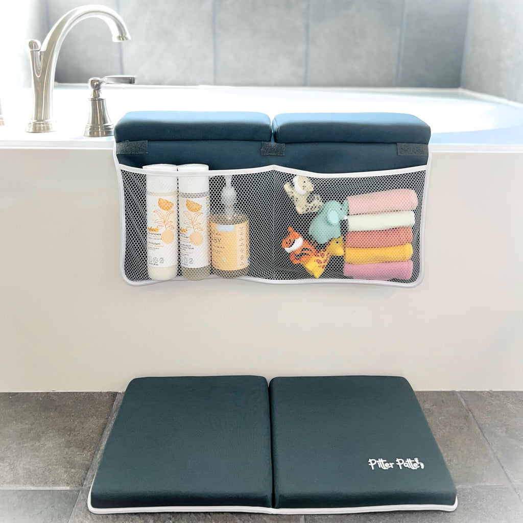 Baby Bath Kneeler & Elbow Rest — Cushioned Knee Relief