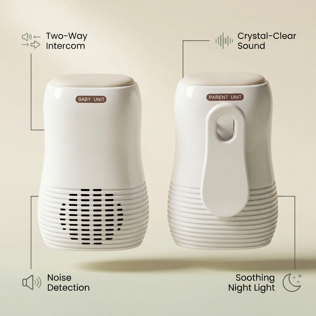 Audio Baby Monitor — Clear Sound, Real Peace of Mind