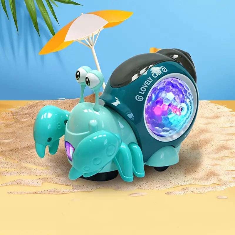Interactive Crawling Crab — Makes Tummy Time Fun