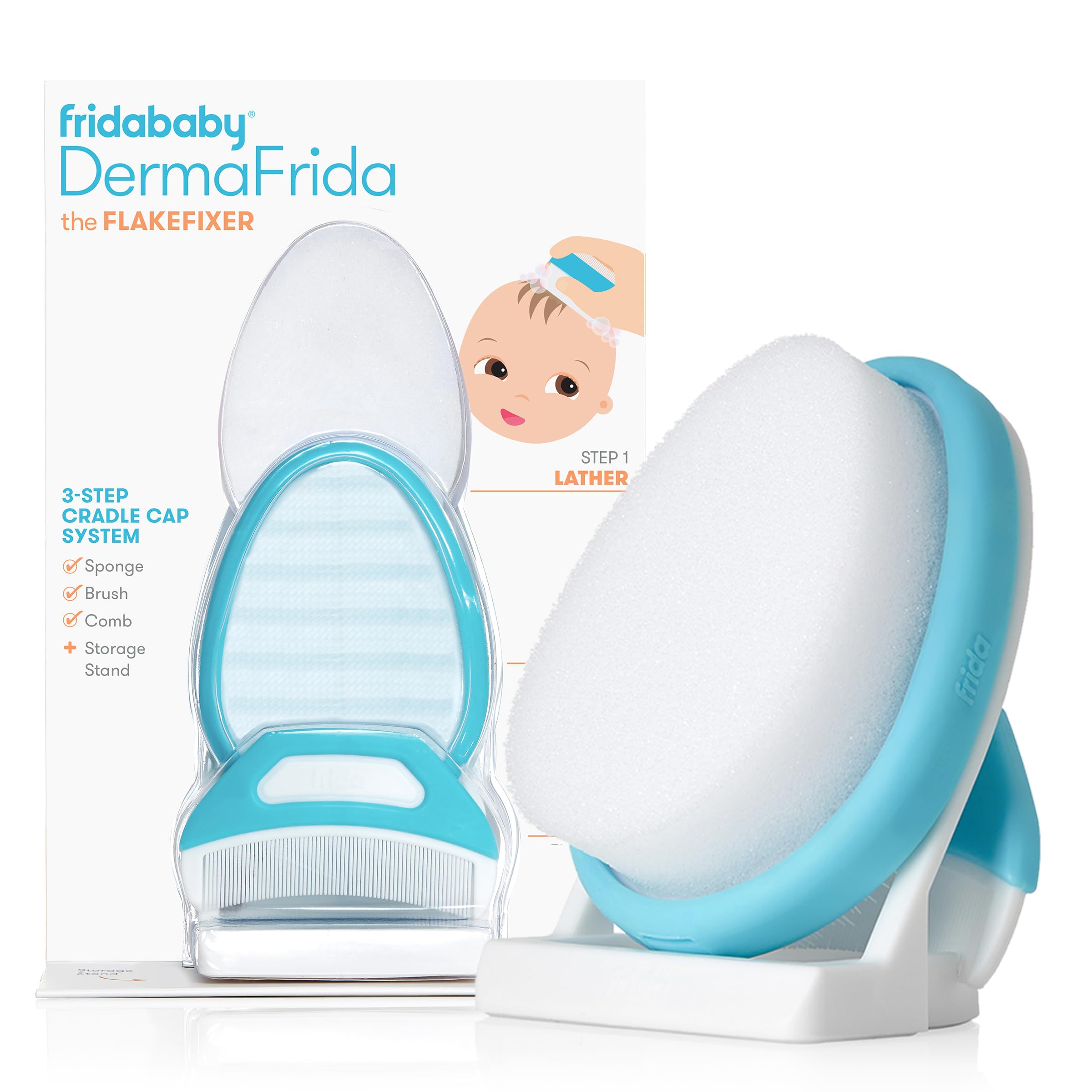 Frida Baby Cradle Cap Kit — 3-Step Flake Relief