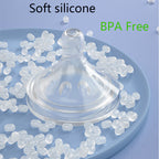 Silicone Newborn Bottle — Slow-Flow, Anti-Choking