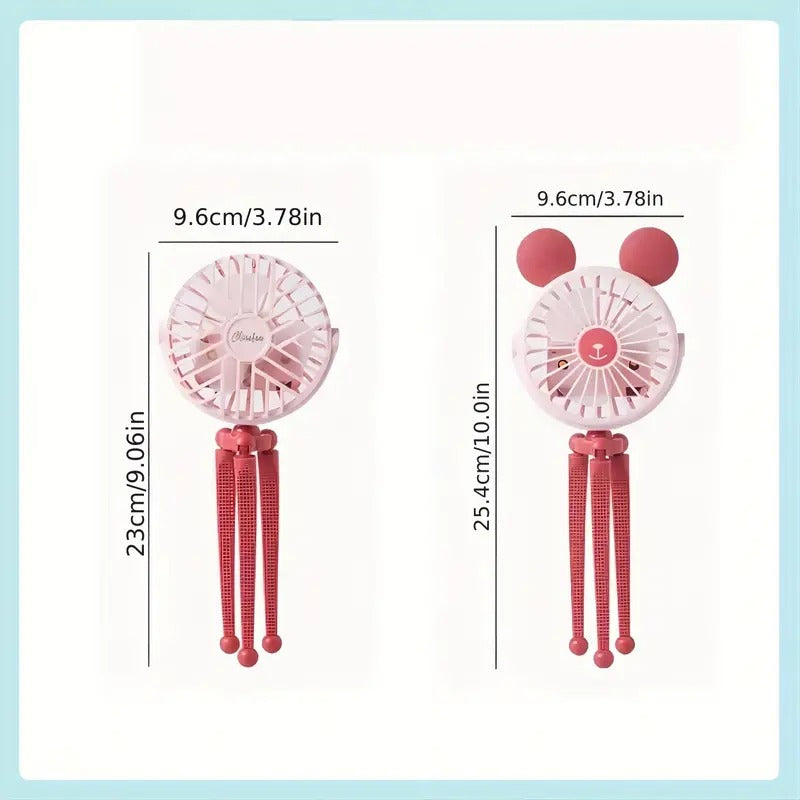 Clip-On Octopus Stroller Fan — Keeps Baby Cool