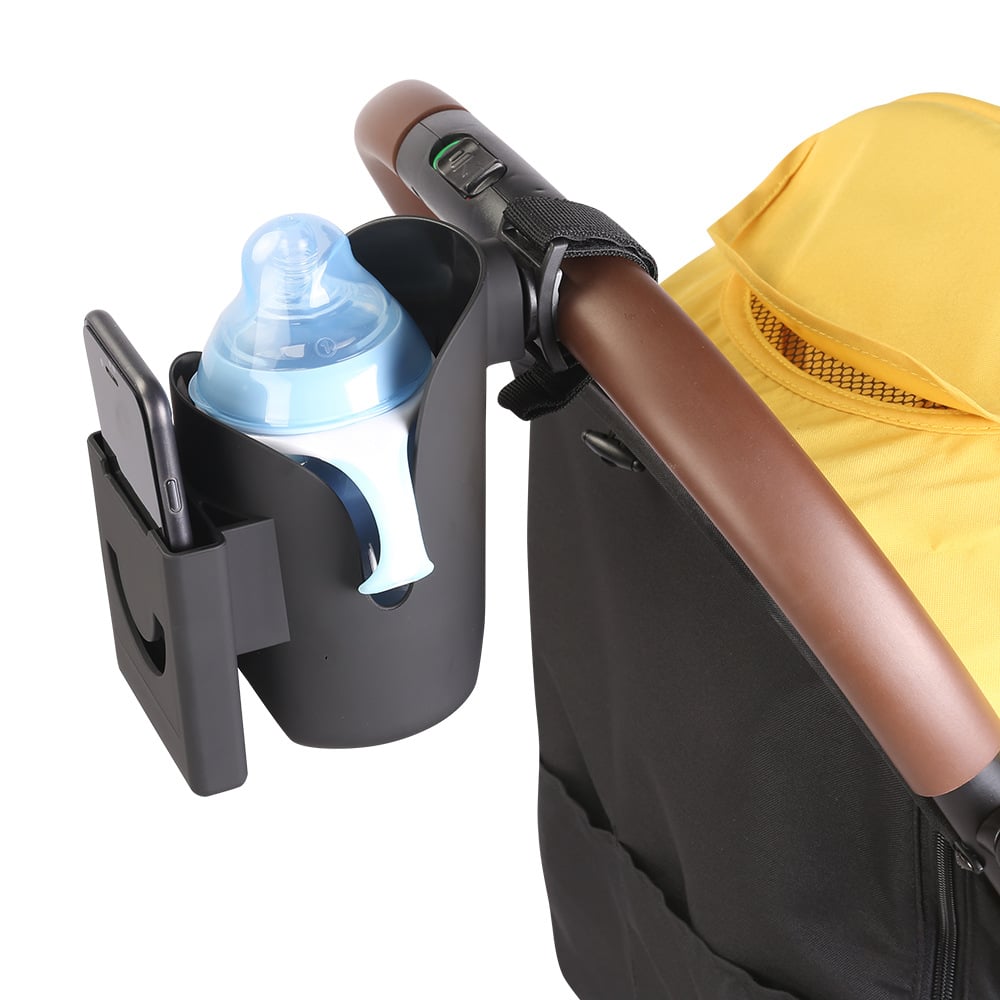 Stroller Cup & Phone Holder — Your Third Hand on Walks