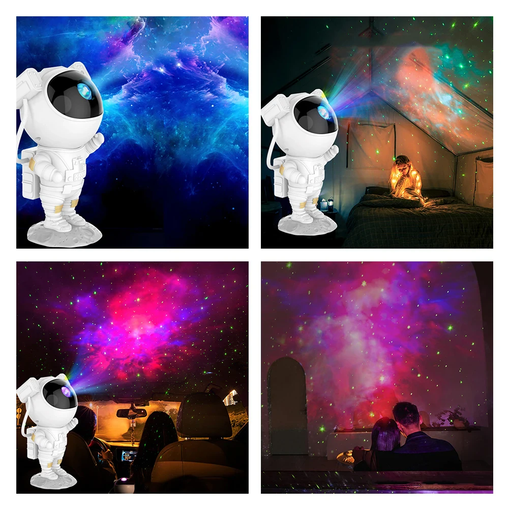 Galaxy Star Projector — Calming Nursery Night Light
