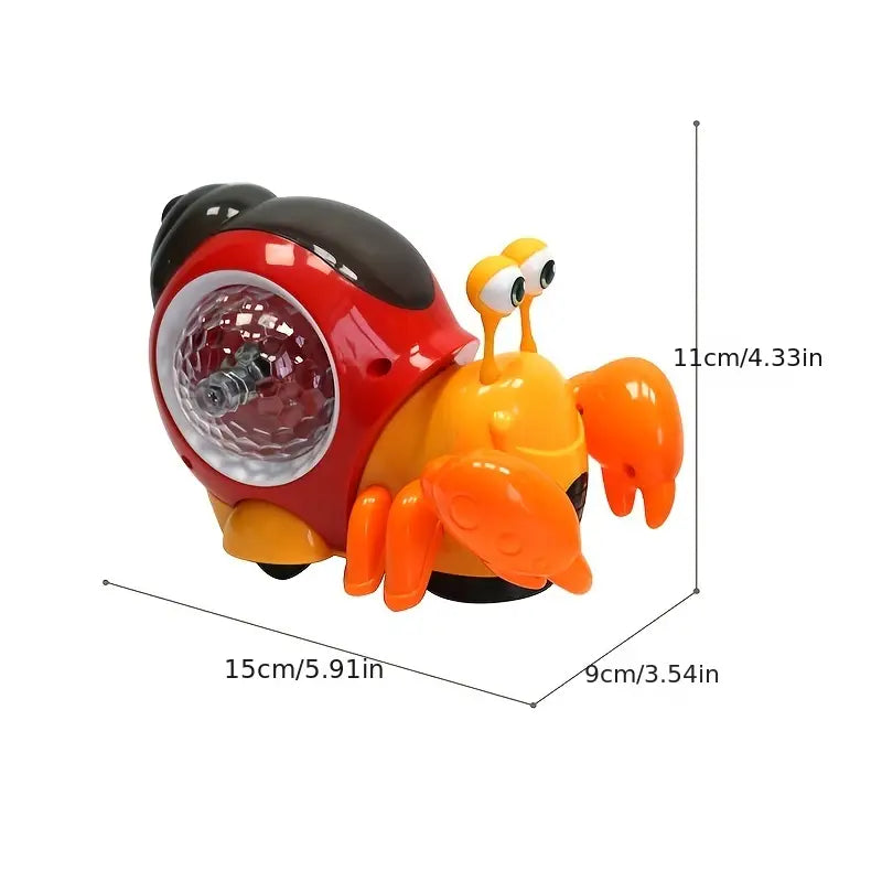 Interactive Crawling Crab — Makes Tummy Time Fun