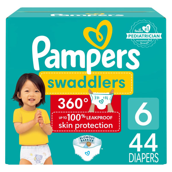Pampers Swaddlers 360 Pull-Ups — Size 6 (44 Diapers)