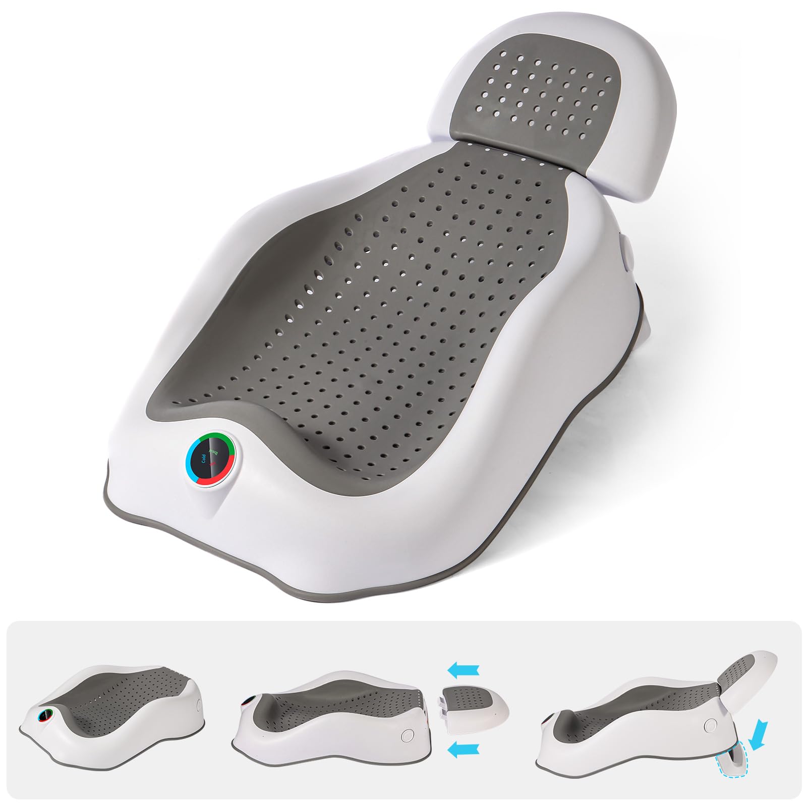 Foldable Baby Bathtub — Safe, Space-Saving Support