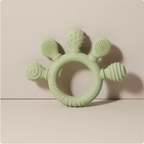 Silicone Hand Teether — Easy-Grip Gum Relief