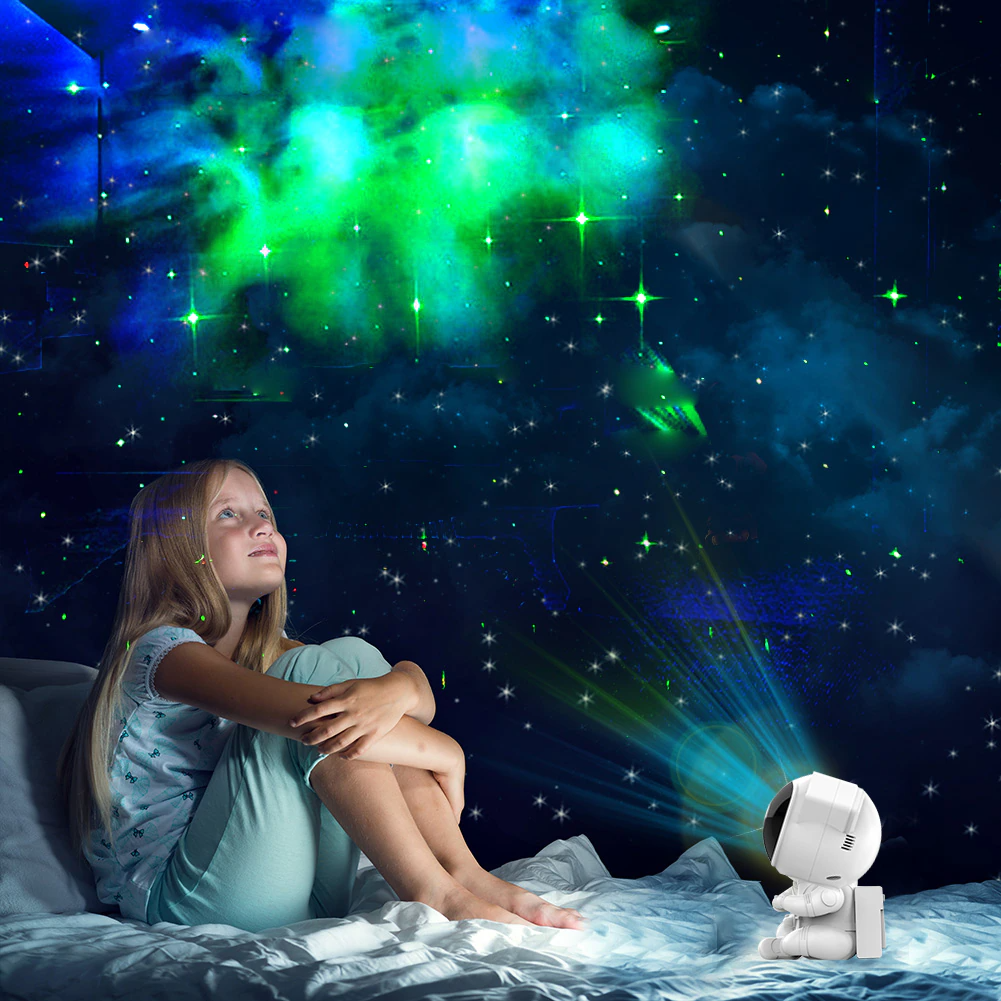Galaxy Star Projector — Calming Nursery Night Light