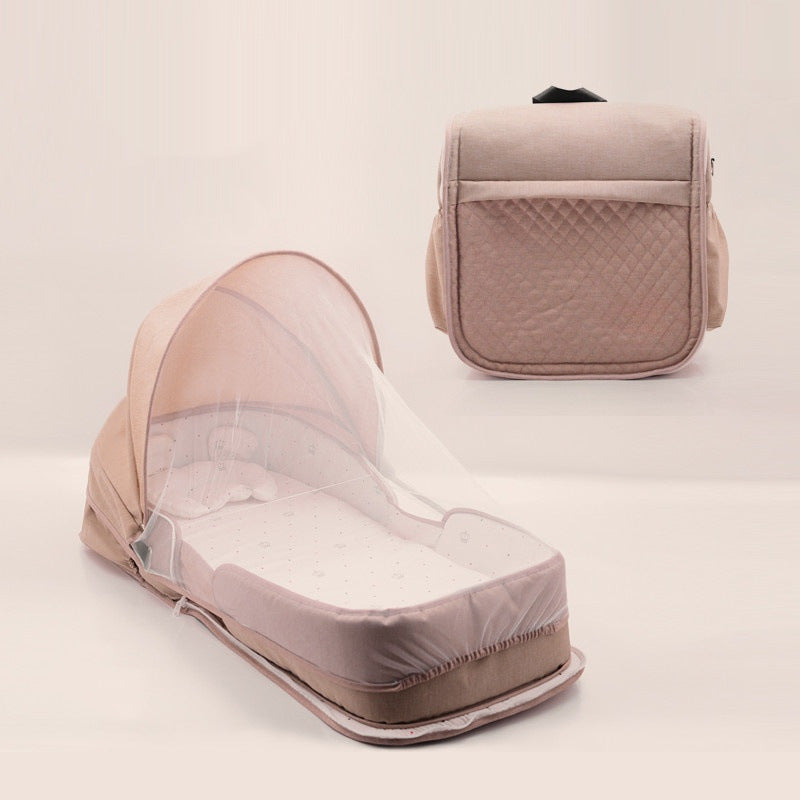 Foldable Travel Crib — Safe Sleep Space Anywhere