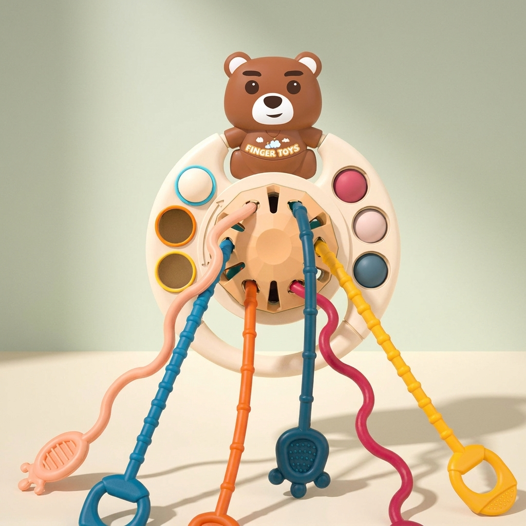Baby rattle and teething toy set - product photo