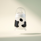 Silicone newborn feeding bottle - product photo
