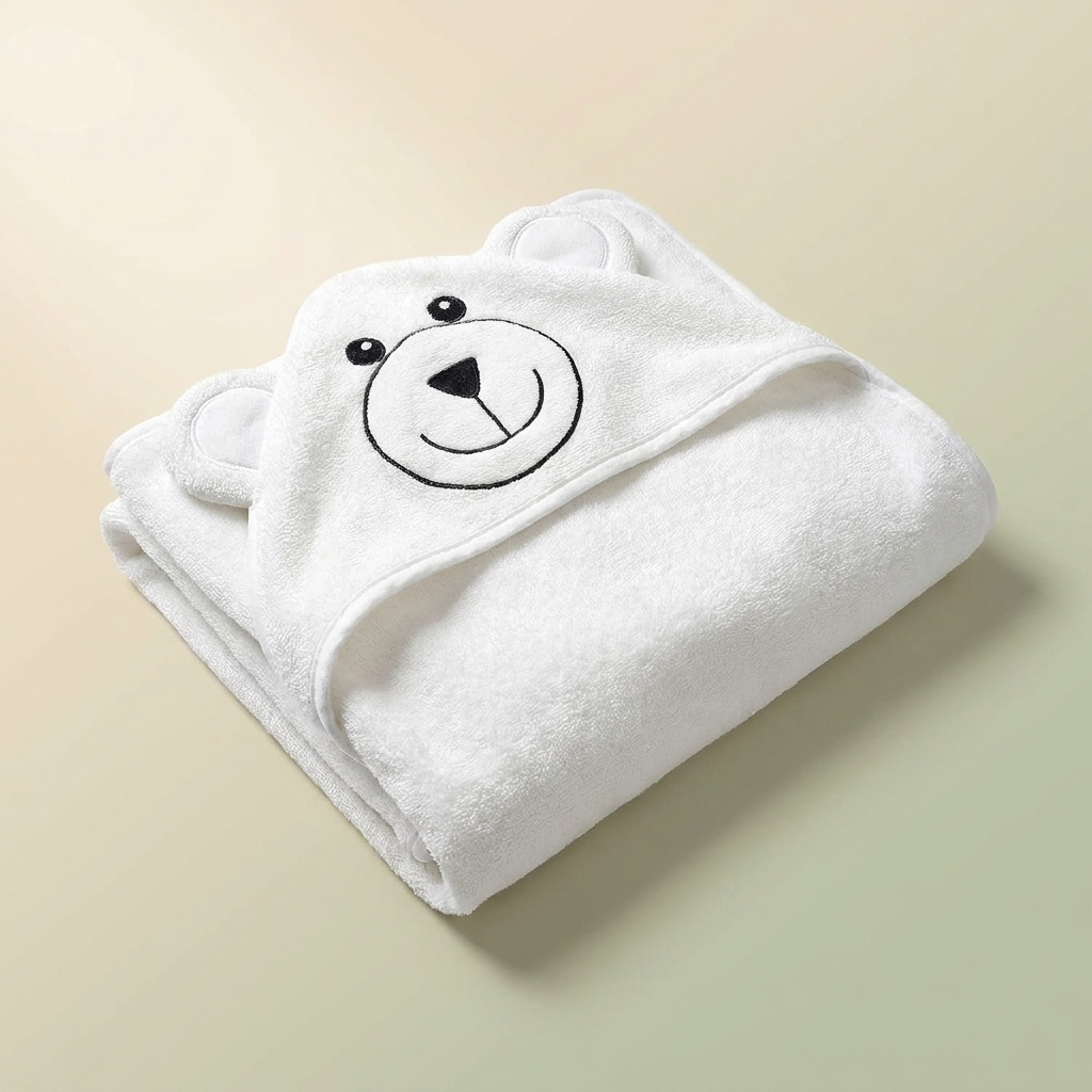 Bubzies bamboo hooded baby towel