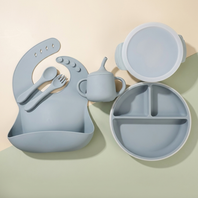 Bubzies silicone baby weaning and feeding set