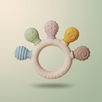 Bubzies silicone baby hand teether