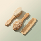 Bubzies soft baby brush and comb grooming set