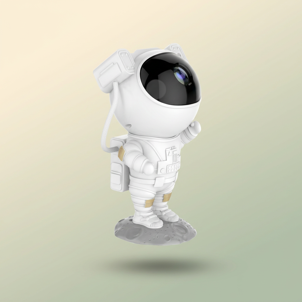 Bubzies astronaut galaxy night light projector