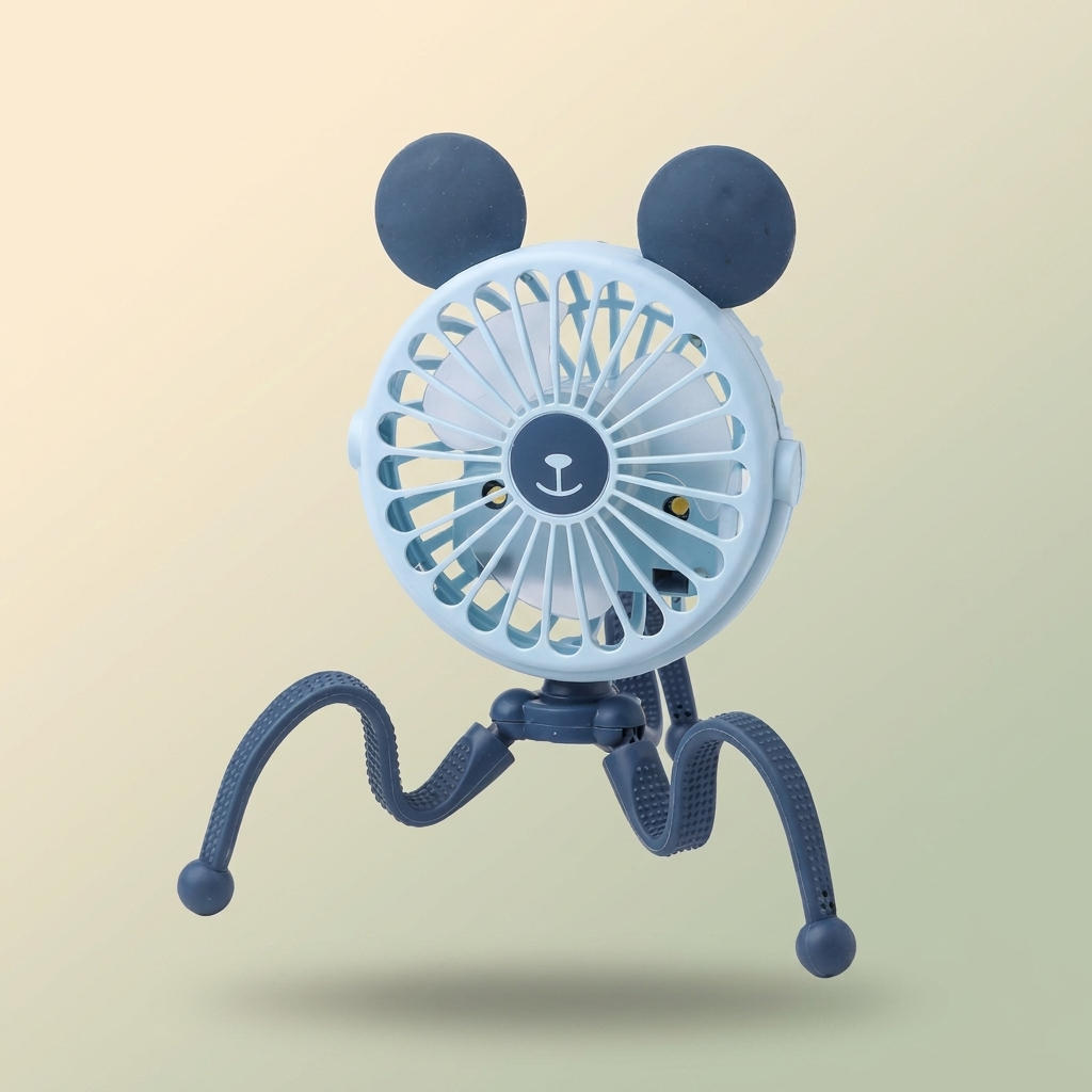 Bubzies octopus clip-on stroller fan